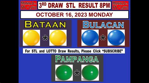 stl pampanga 3rd draw result today - 8pm